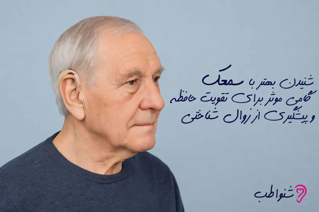 سمعک بر حافظه و بهبود عملکرد شناختی در سالمندان تاثیر سمعک بر حافظه | آیا سمعک میتواند عملکرد مغز را بهبود دهد؟ تاثیر سمعک بر حافظه وجلوگیری از زوال عقل