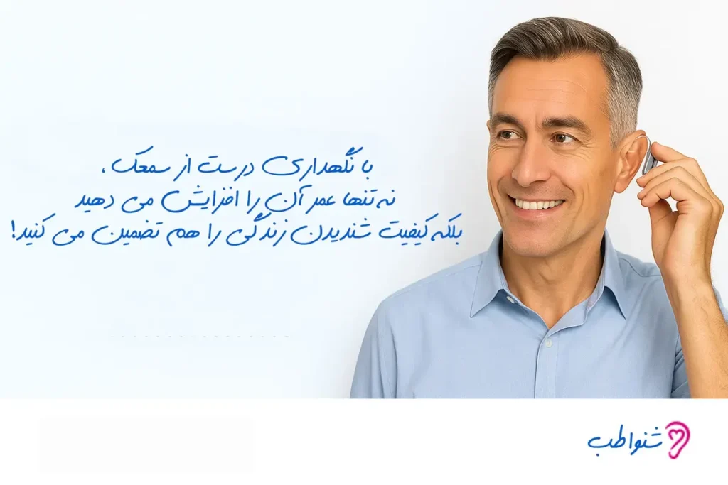 درست از سمعک 1 نگهداری سمعک در تابستان : راهکارهای کاربردی برای افزایش عمر دستگاه شما نگهداری سمعک به شکل درست و اصولی