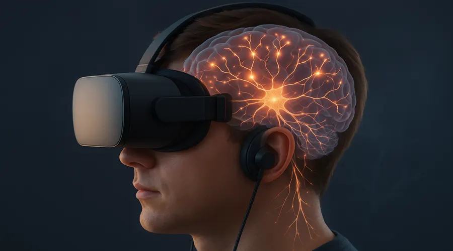 ar vr hearing future innovation آینده سمعک با AR و VR : ناوبری صوتی هوشمند و تجربیات شنوایی مجازی عینک AR با بلندگوهای باز برای تجربه طبیعی صدا