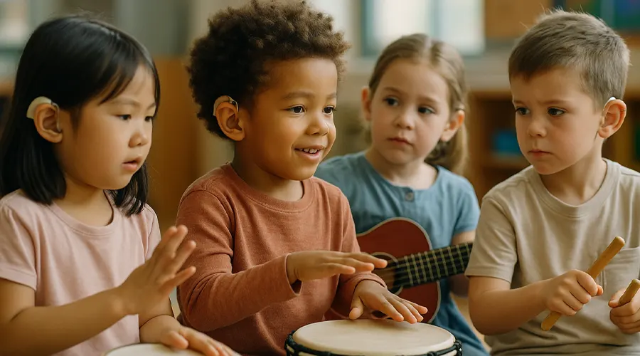 music lesson aid درمان کم شنوایی عصبی در سال ۲۰۲۵: روشهای نوین و امیدهای تازه برای بازسازی شنوایی نحوه عملکرد سمعک در بیماران دارای ANSD